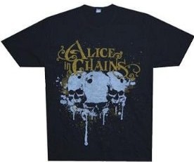 Alice In Chains T-Shirt on FadedFlannel.com