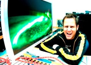 Marco in the studio